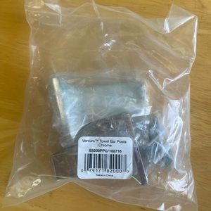New In Package, Ventura Towel Bar Posts Chrome. Have 2 Sets, Price Is For Each